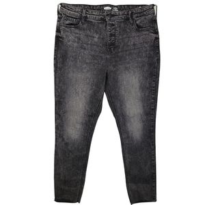 Black Old Navy High Waisted Rockstar Super Skinny Jeans